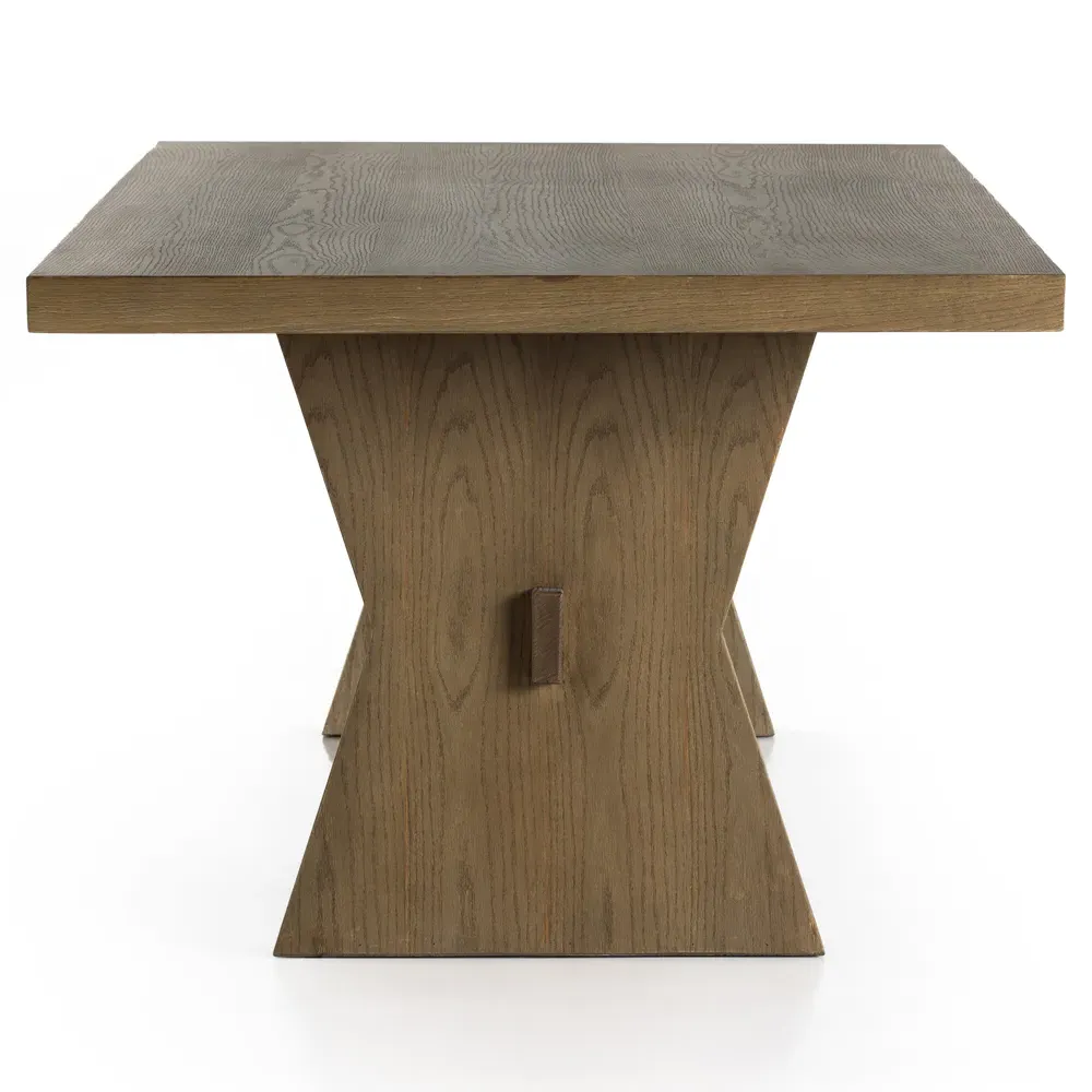 Tacoma Rectangular Dining Table - Brown, Oak