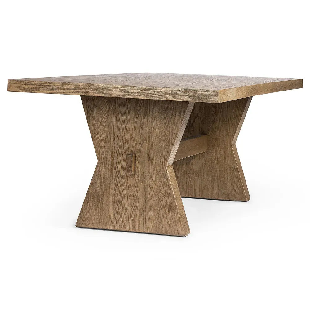 Tacoma Rectangular Dining Table - Brown, Oak