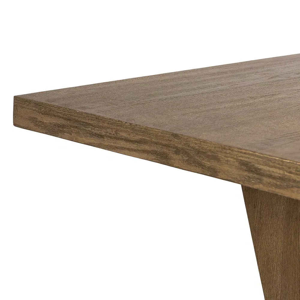 Tacoma Rectangular Dining Table - Brown, Oak