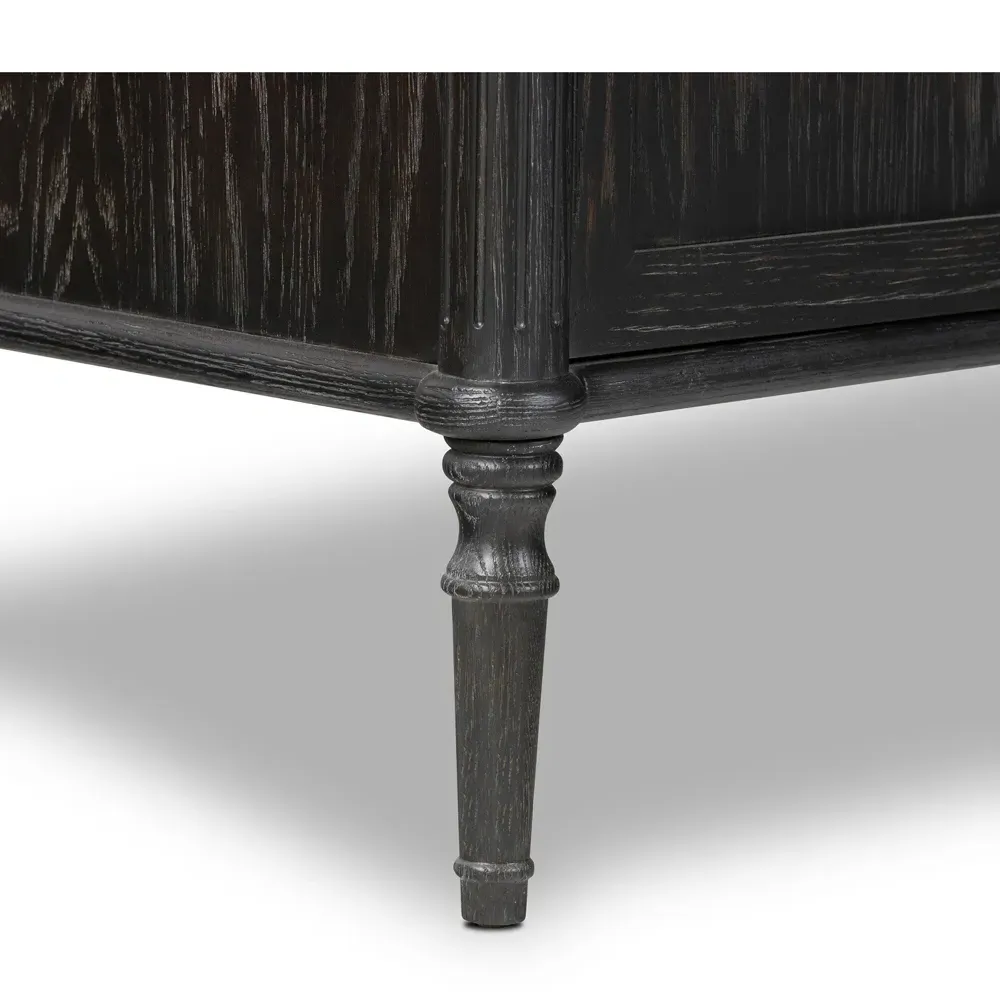 Tacorey Display Cabinet - Black, Oak