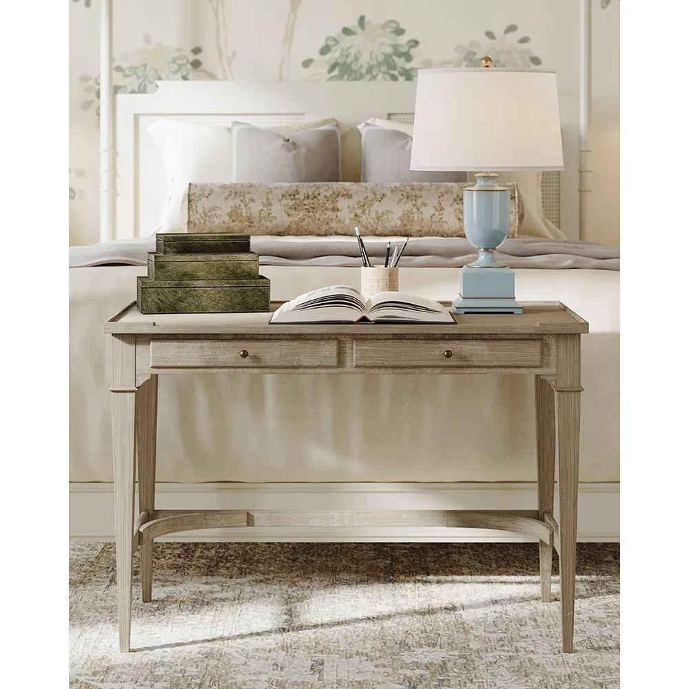 Tahoe 2 Drawer Desk - Brown, Oak