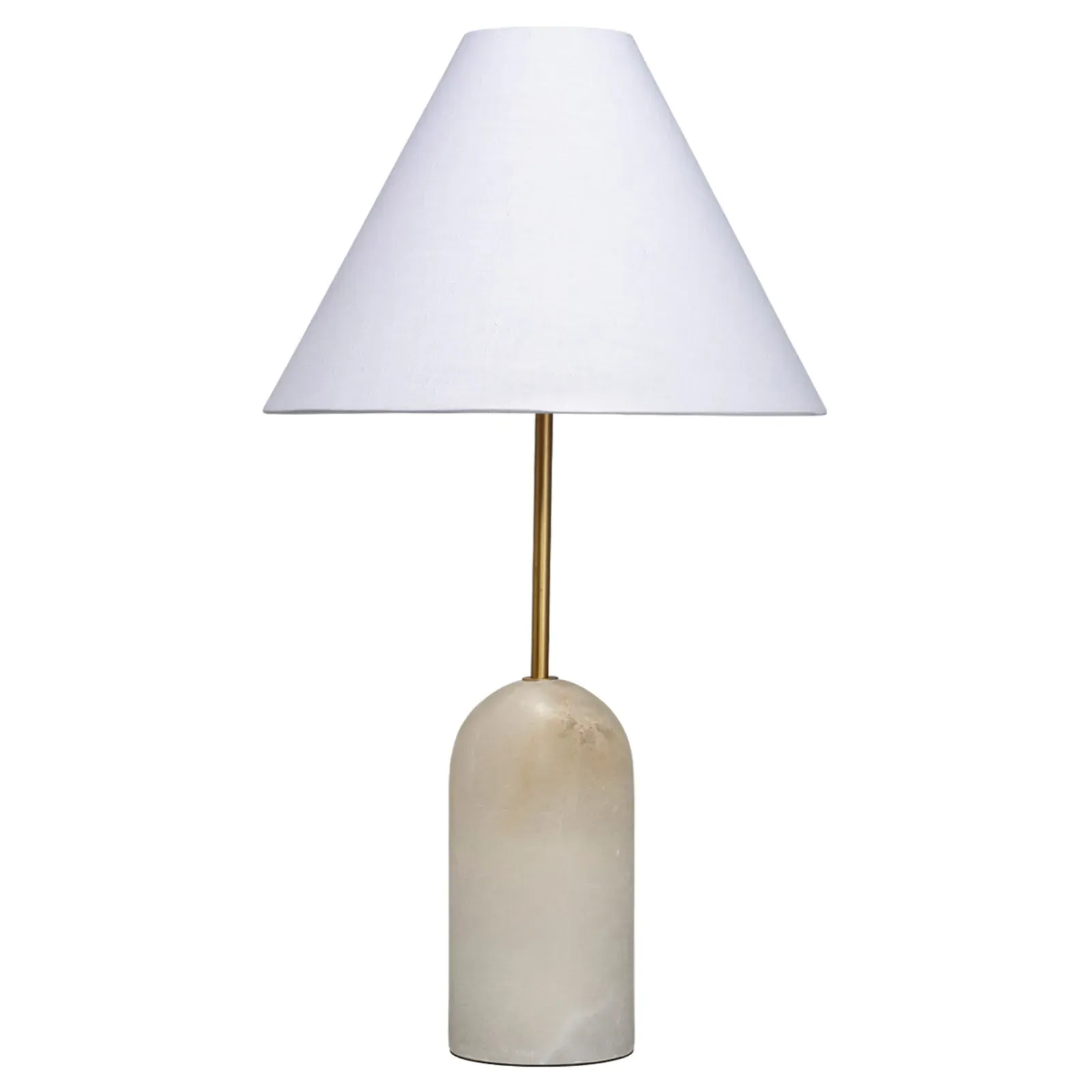 Tai Mid Century Buffet Table Lamp - White, Alabaster