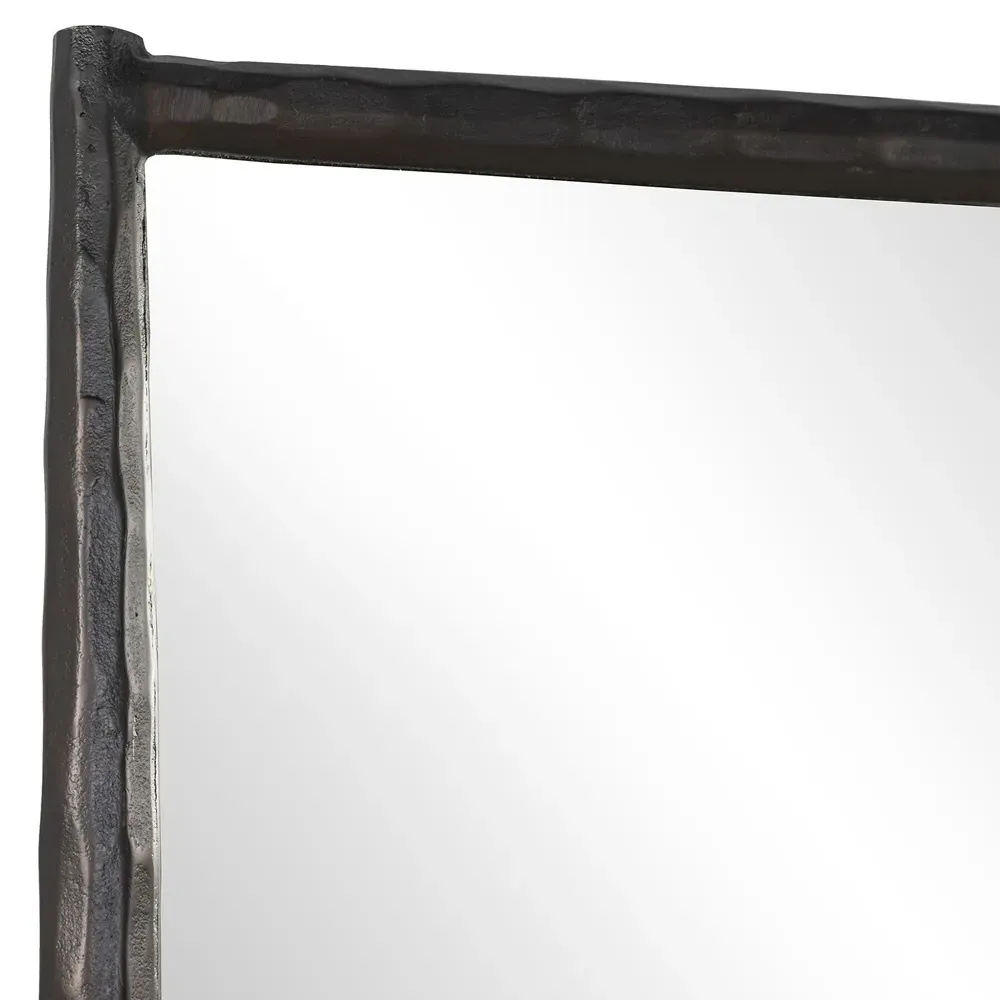 Takeo Cheval Floor Mirror - Bronze, Aluminum