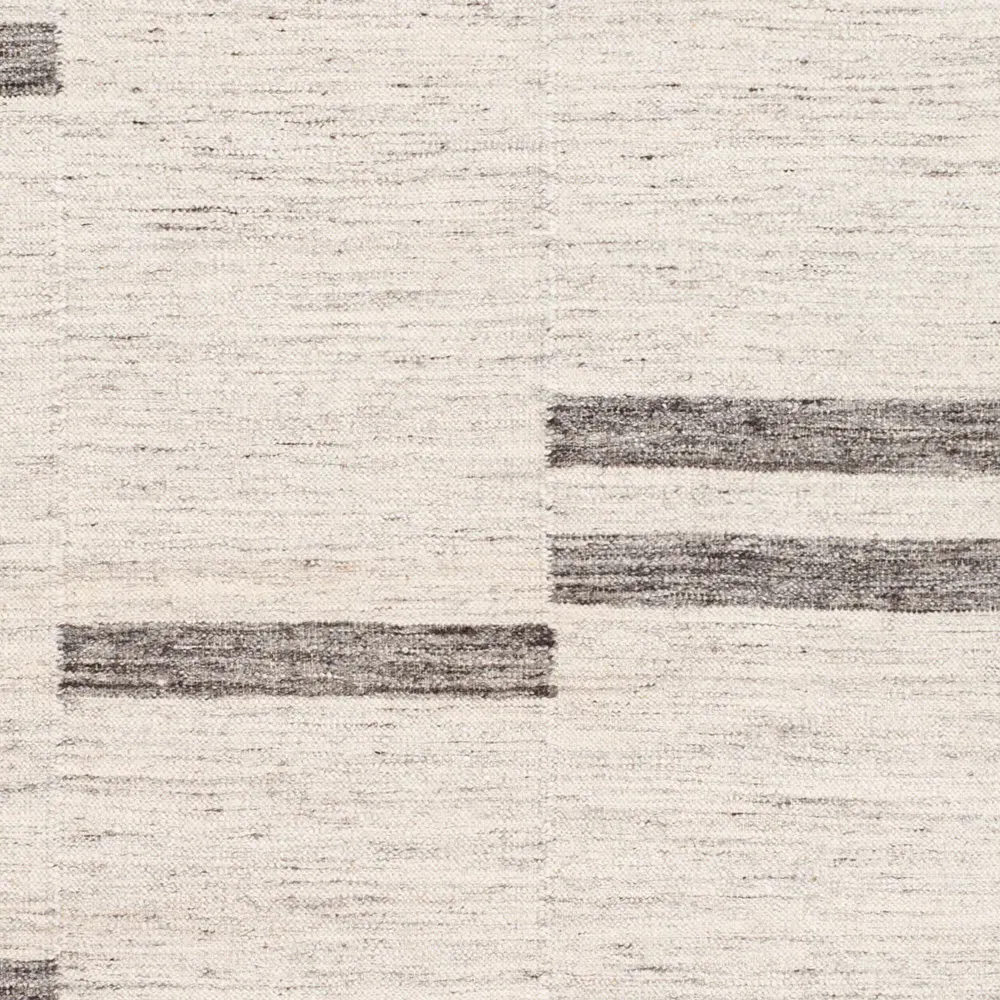 Talitha Striated Patterned Rug - Beige, Wool
