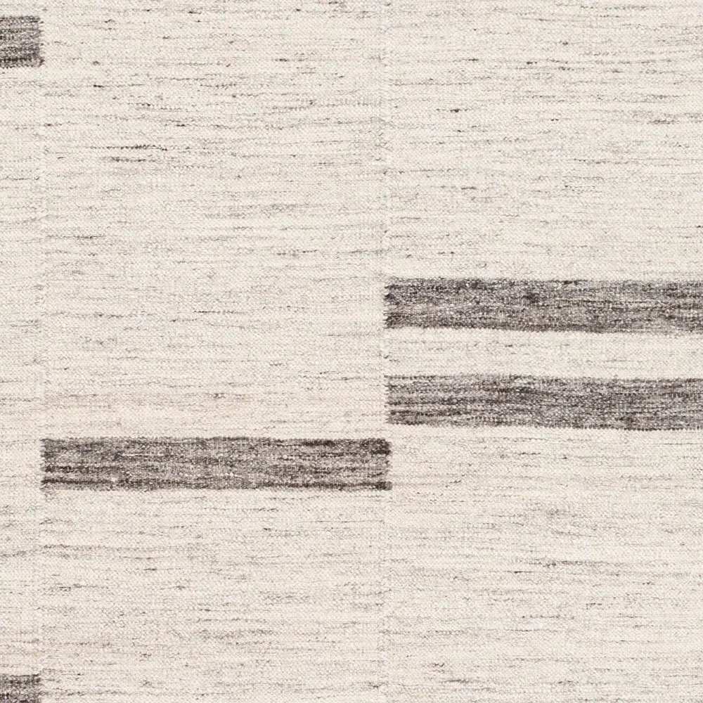 Talitha Striated Patterned Rug Sample - Beige, Wool