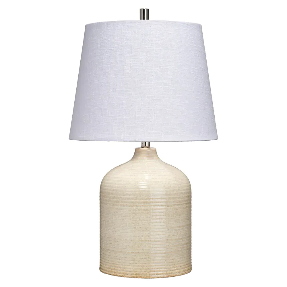 Tallulah Coastal Beach Table Lamp - Taupe, Ceramic image
