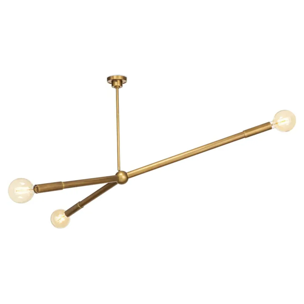 Talon Sputnik Chandelier - Brass, Steel