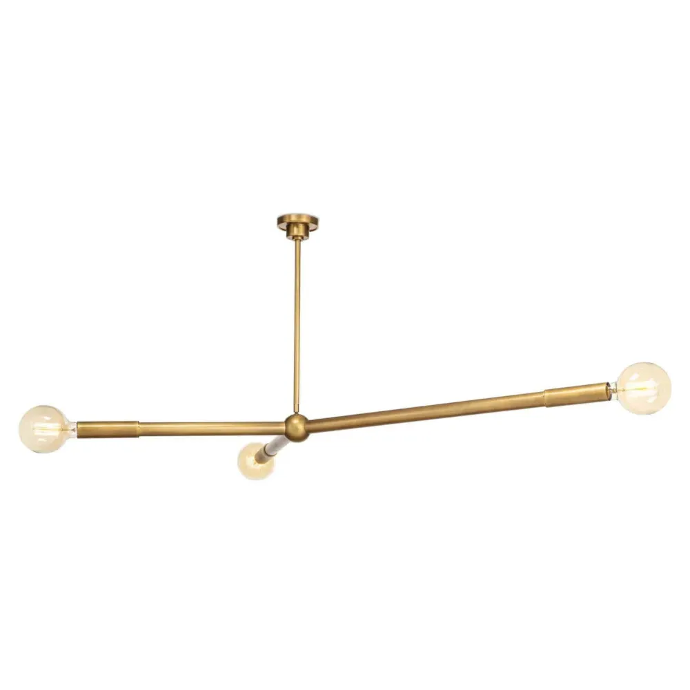 Talon Sputnik Chandelier - Brass, Steel