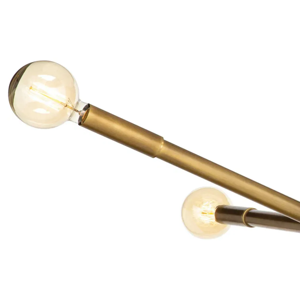Talon Sputnik Chandelier - Brass, Steel