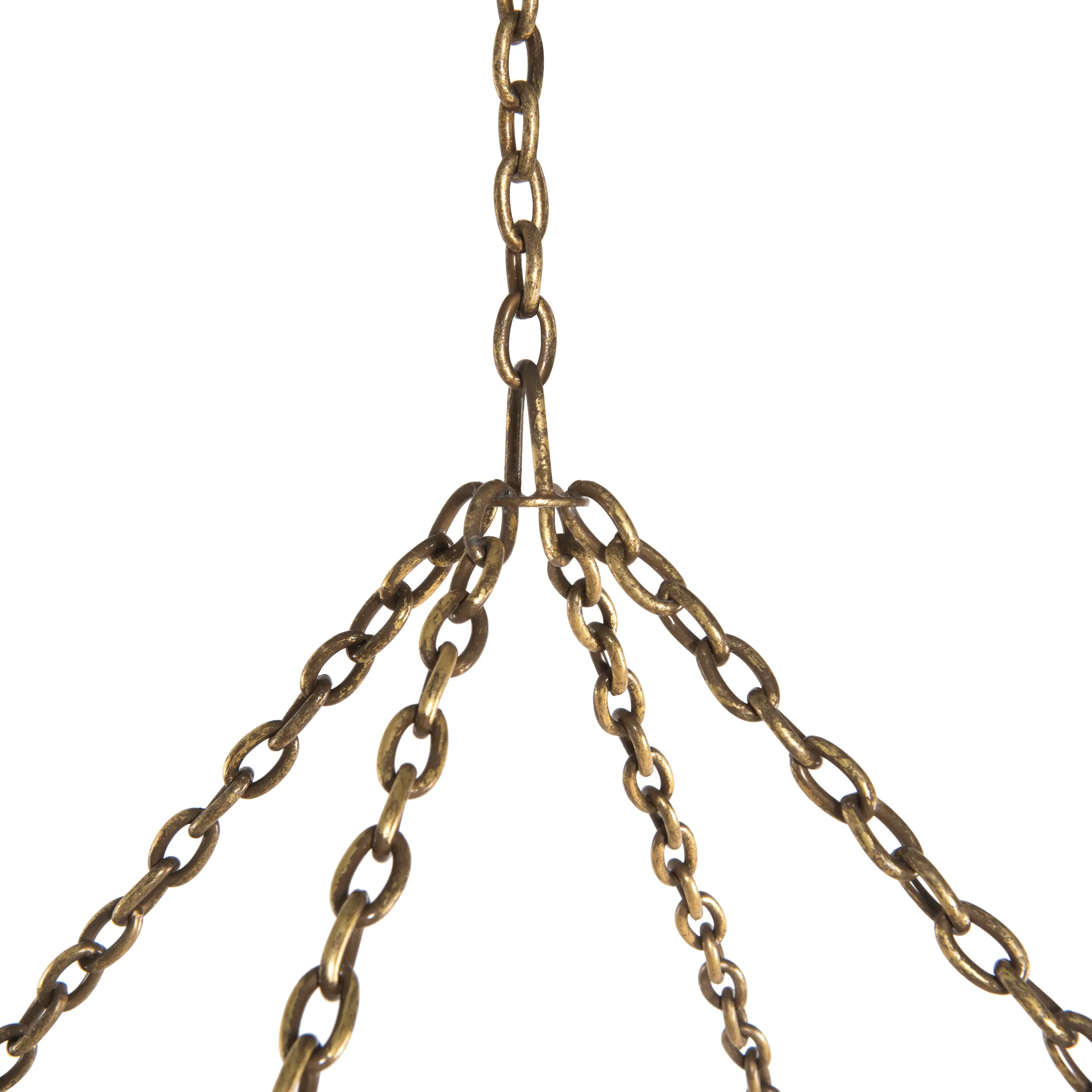 Tammany Round Chandelier - Gold, Glass