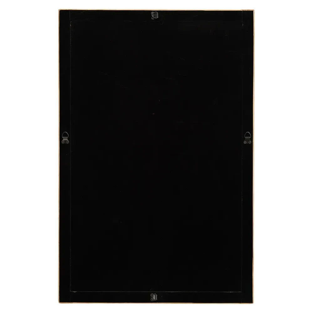 Tammy Rectangular Wall Mirror - Brown, Mango Wood