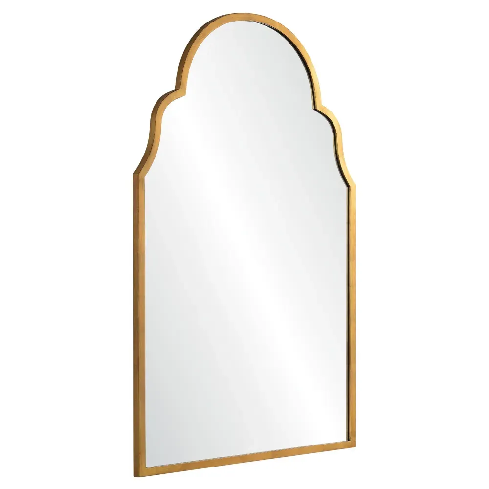 Tangier Arch Wall Mirror - Antique Gold Leaf