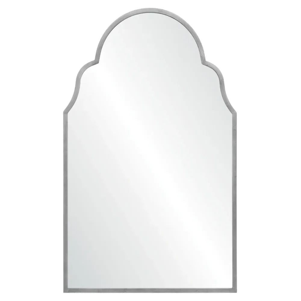 Tangier Arch Wall Mirror - Antique Silver Leaf