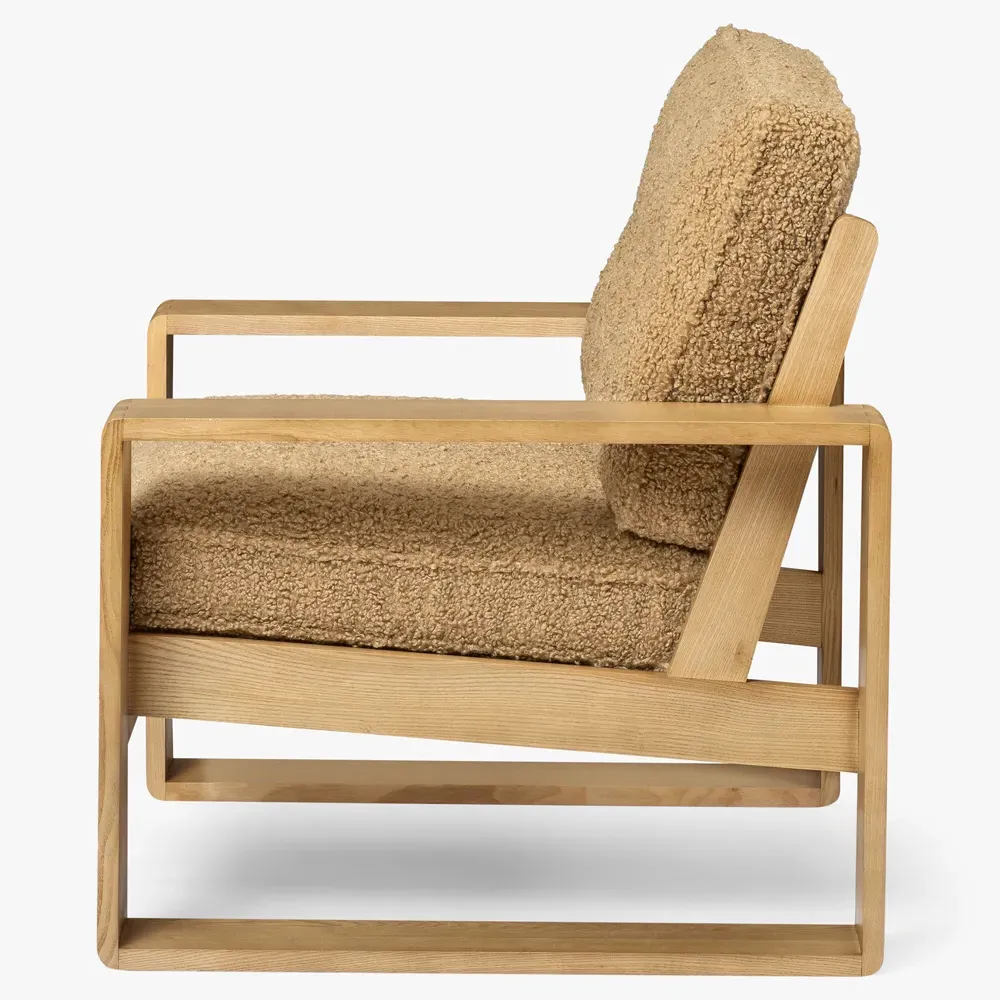Tanner Arm Chair - Light Brown, Ash