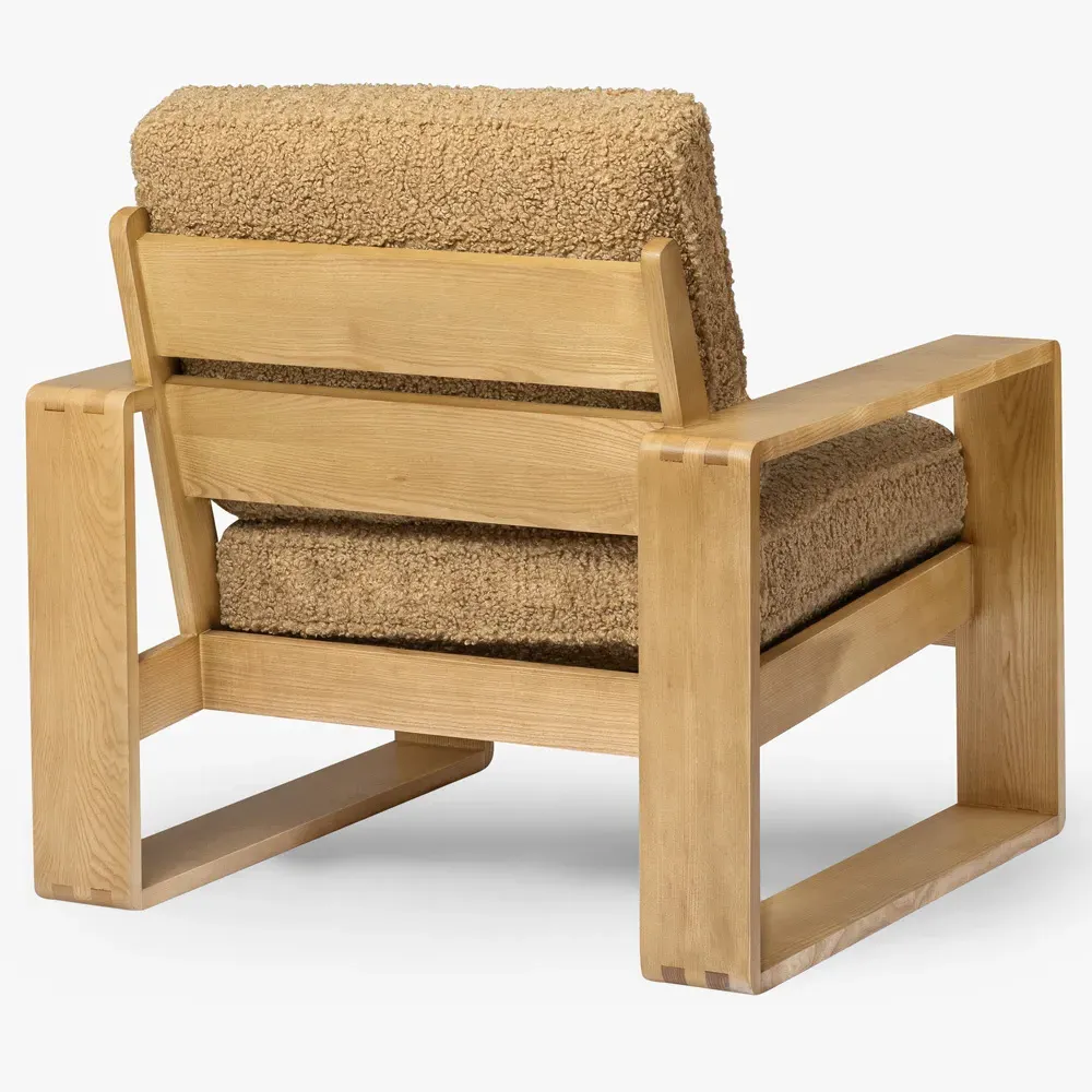 Tanner Arm Chair - Light Brown, Ash