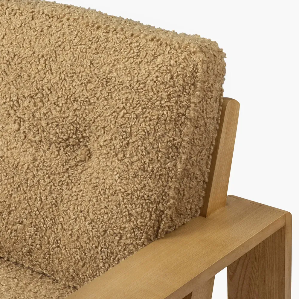 Tanner Arm Chair - Light Brown, Ash