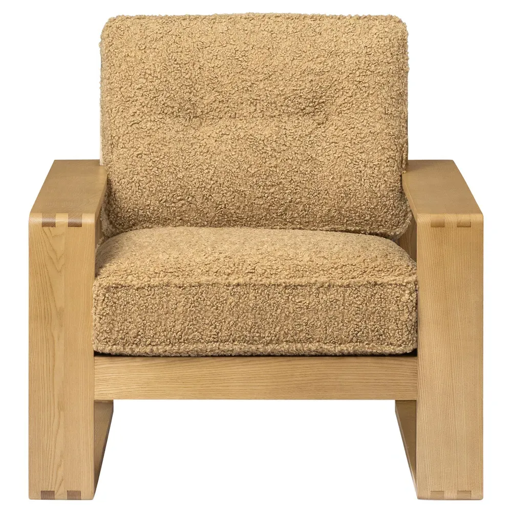 Tanner Arm Chair - Light Brown, Ash image