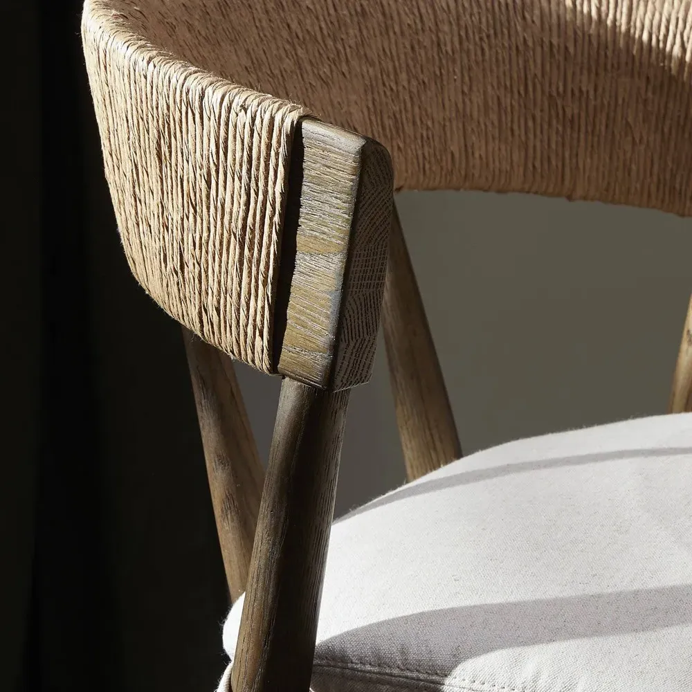 Tanner Bar Stool - Brown, Oak