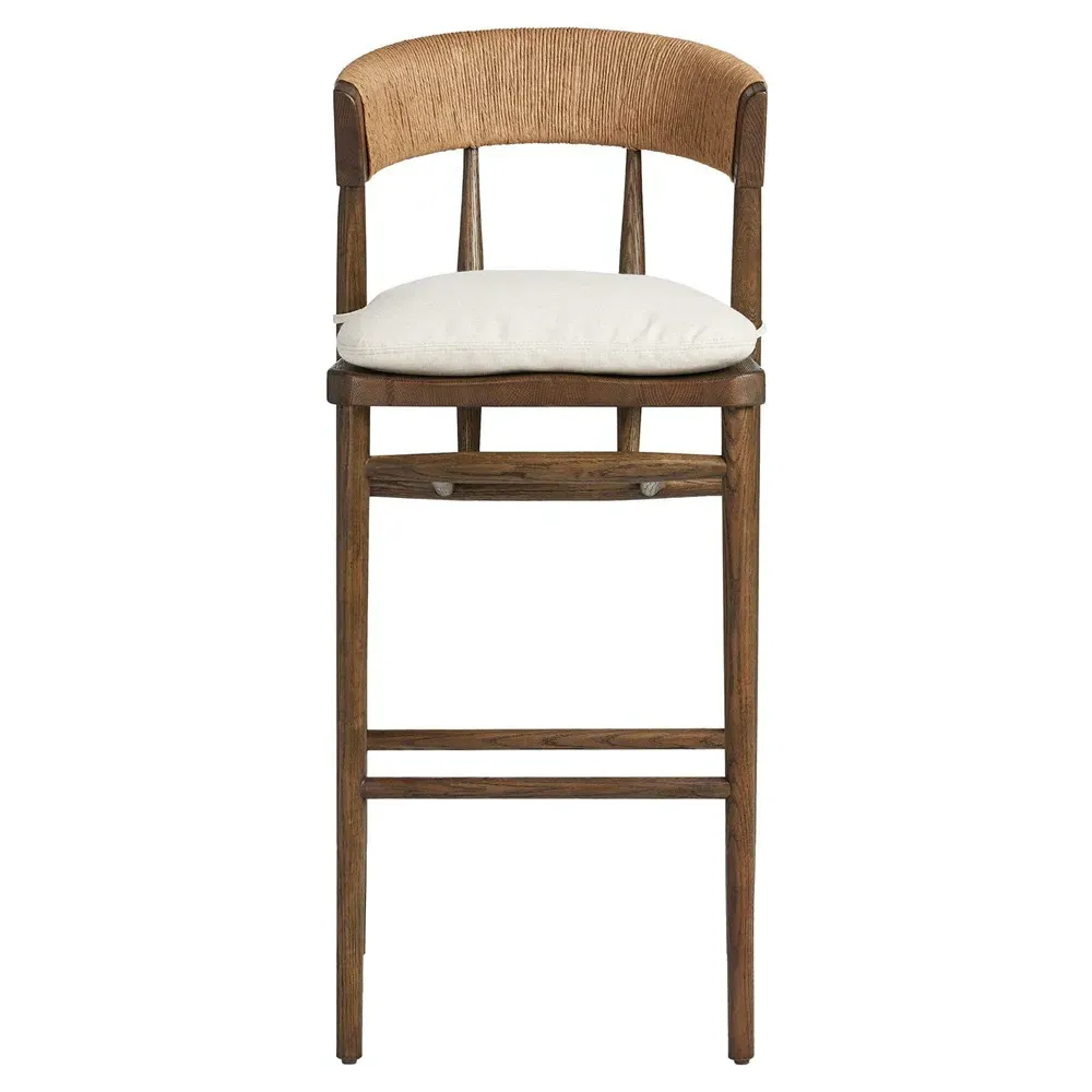 Tanner Bar Stool - Brown, Oak