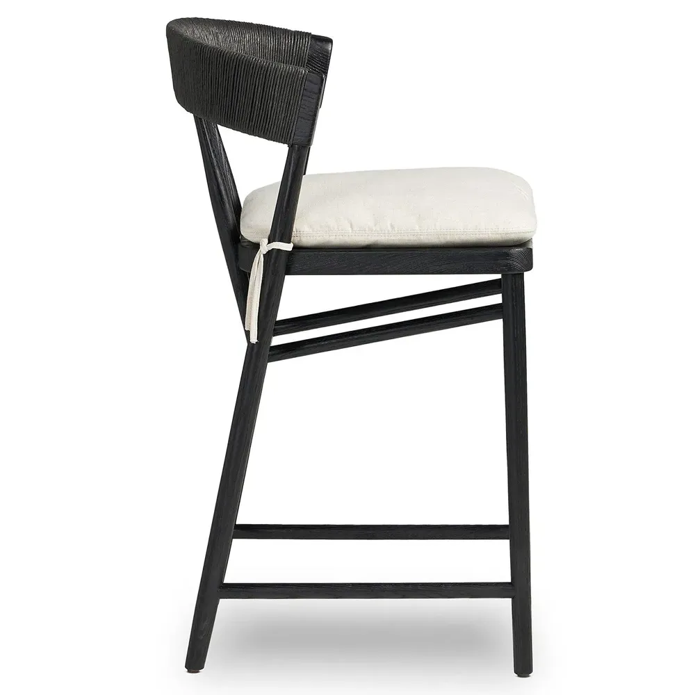 Tanner Counter Stool - Black, Oak