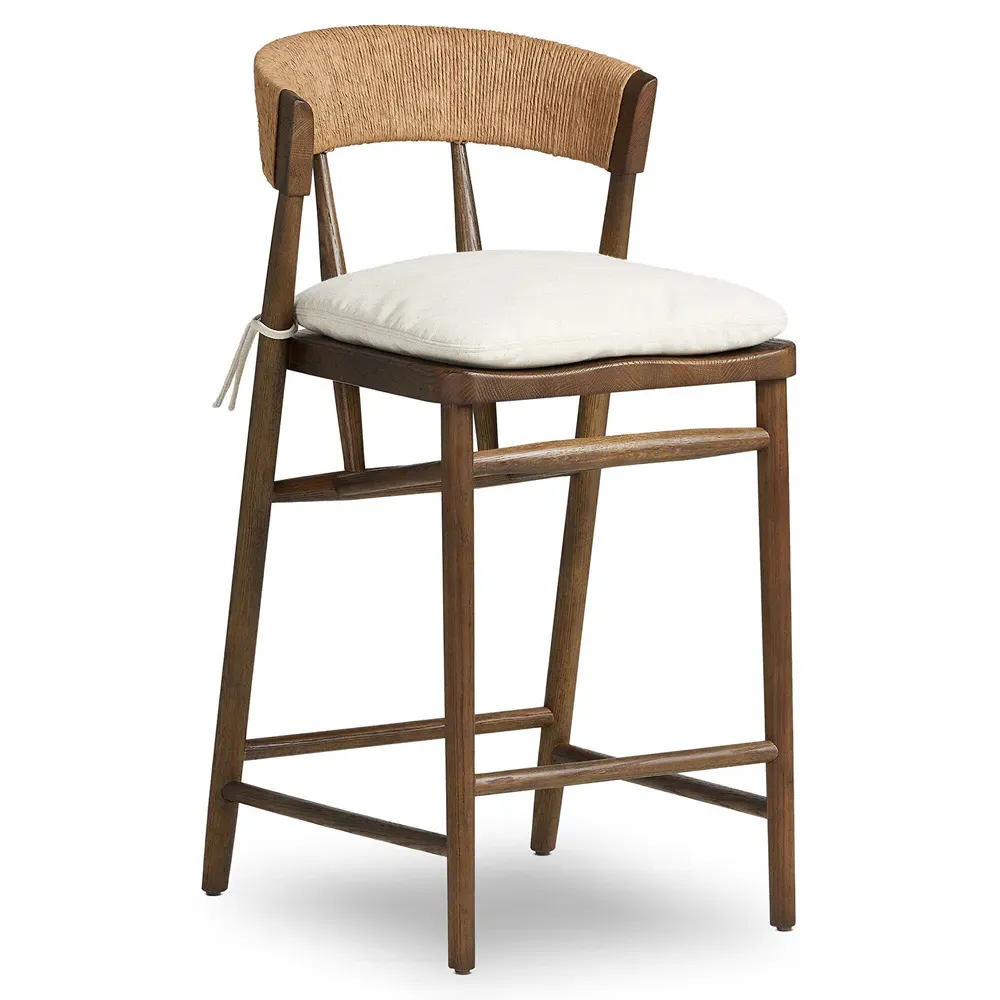 Tanner Counter Stool - Brown, Oak