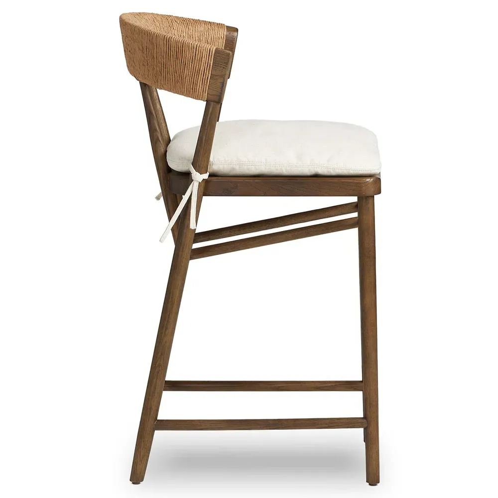 Tanner Counter Stool - Brown, Oak