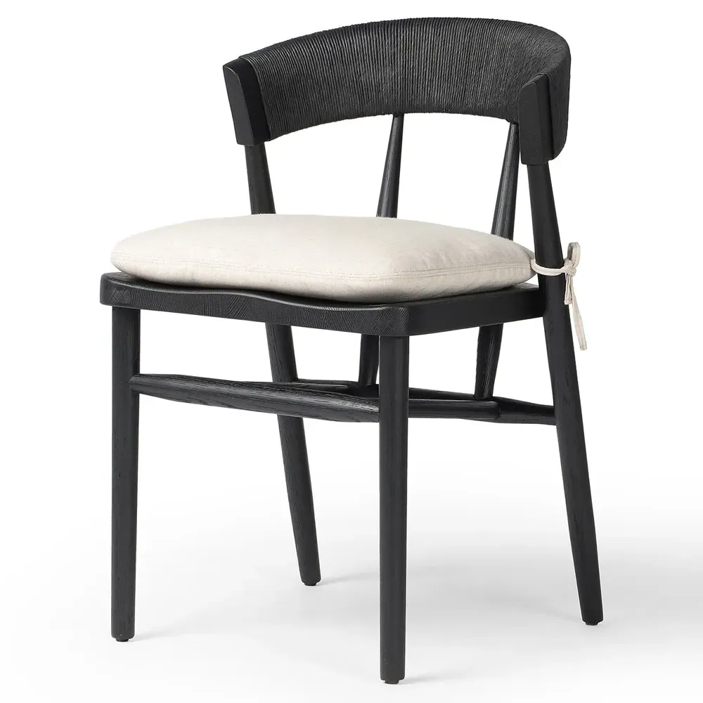 Tanner Dining Chair - Black, Oak