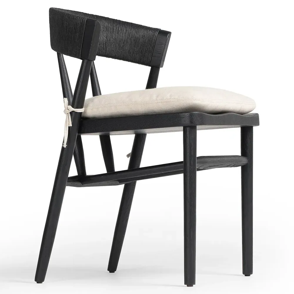 Tanner Dining Chair - Black, Oak