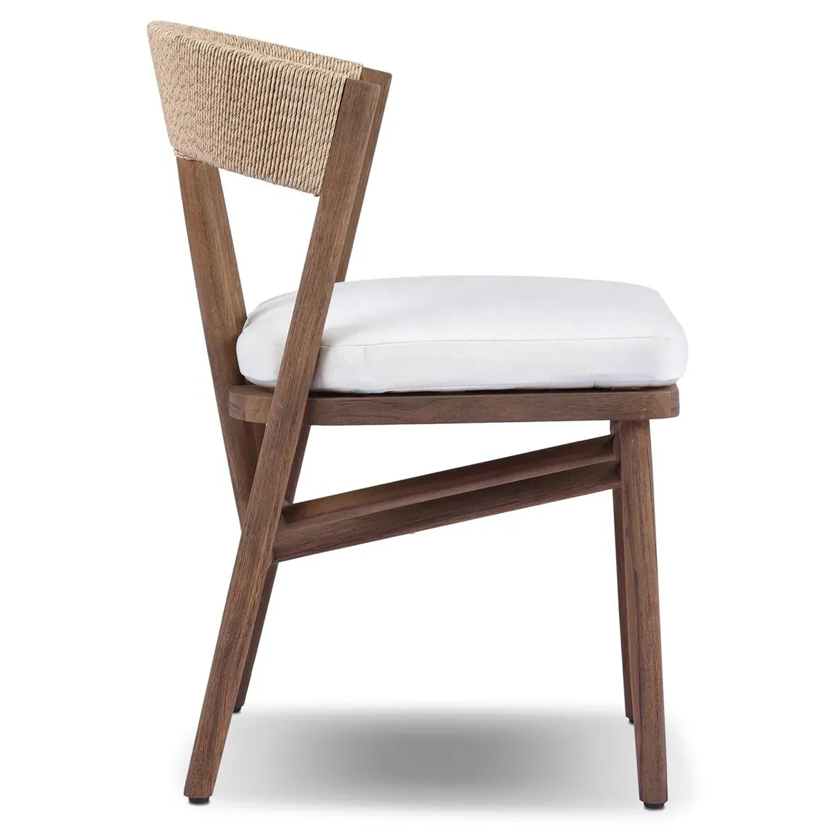 Tanner Outdoor Dining Chair - Brown, Teak