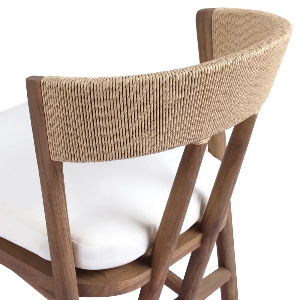 Tanner Outdoor Dining Chair - Brown, Teak