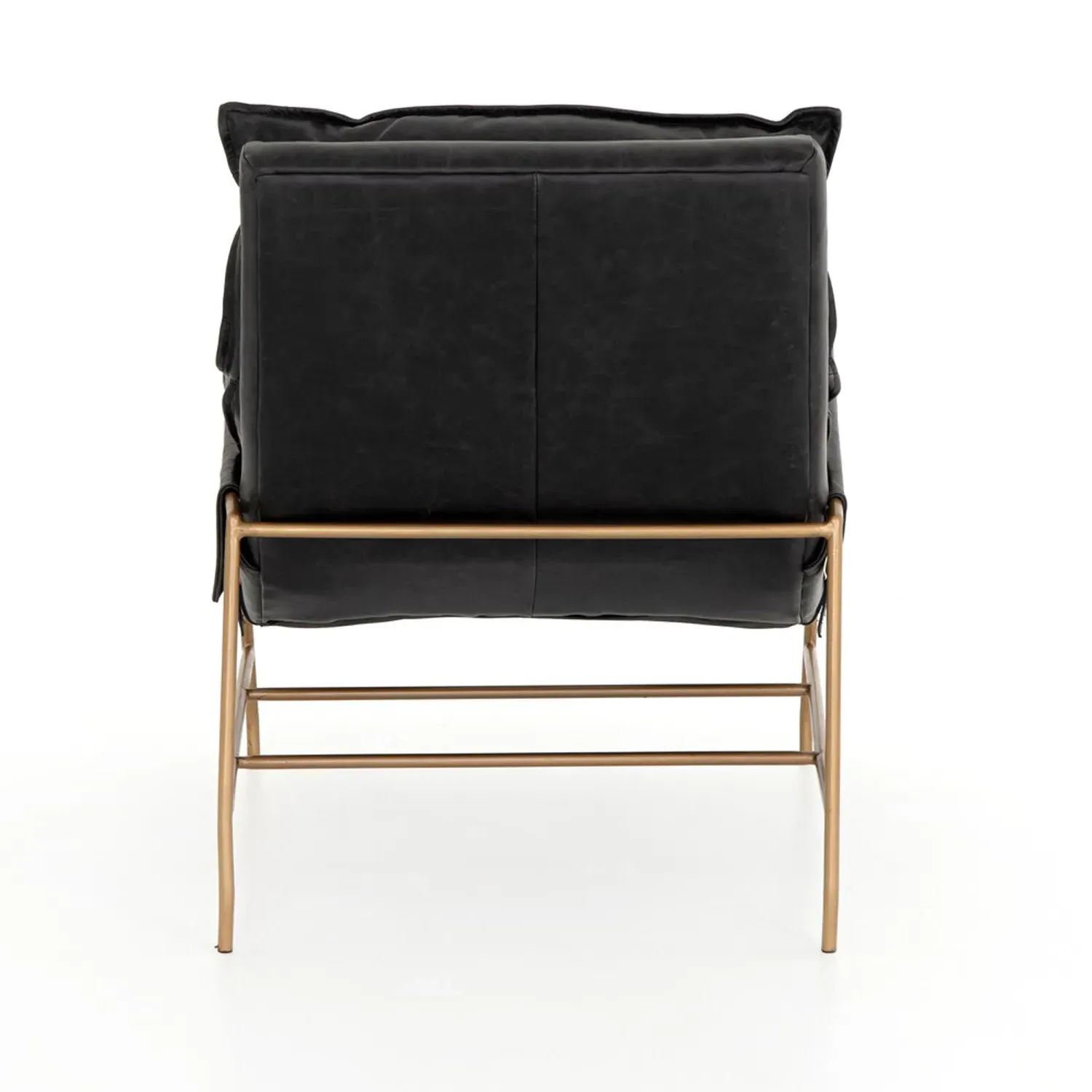 Tanya Arm Chair - Black, Leather