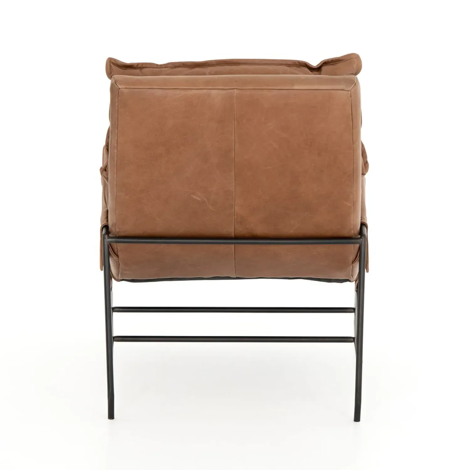 Tanya Arm Chair - Brown, Leather