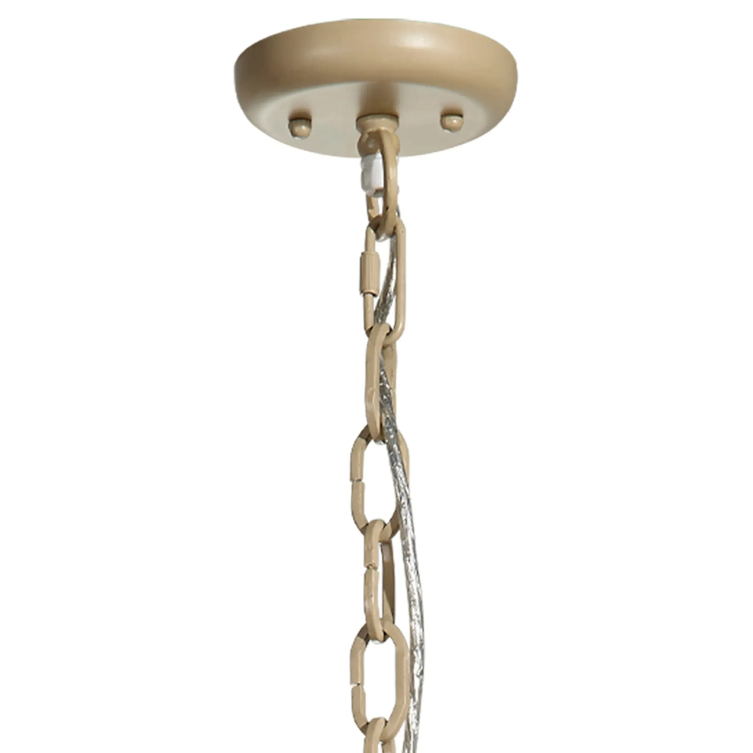 Tara Beaded Single Pendant Light - Natural, Mango Wood