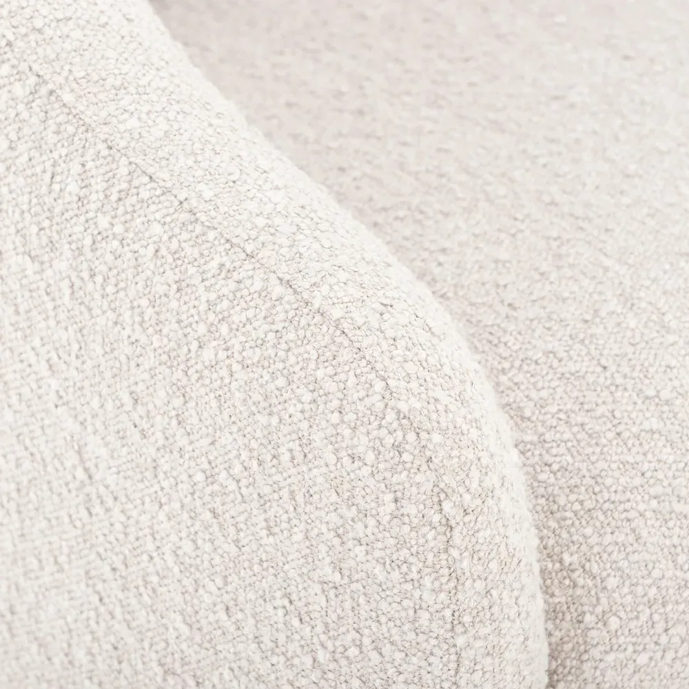 Tara Dining Arm Chair - Beige, Boucle