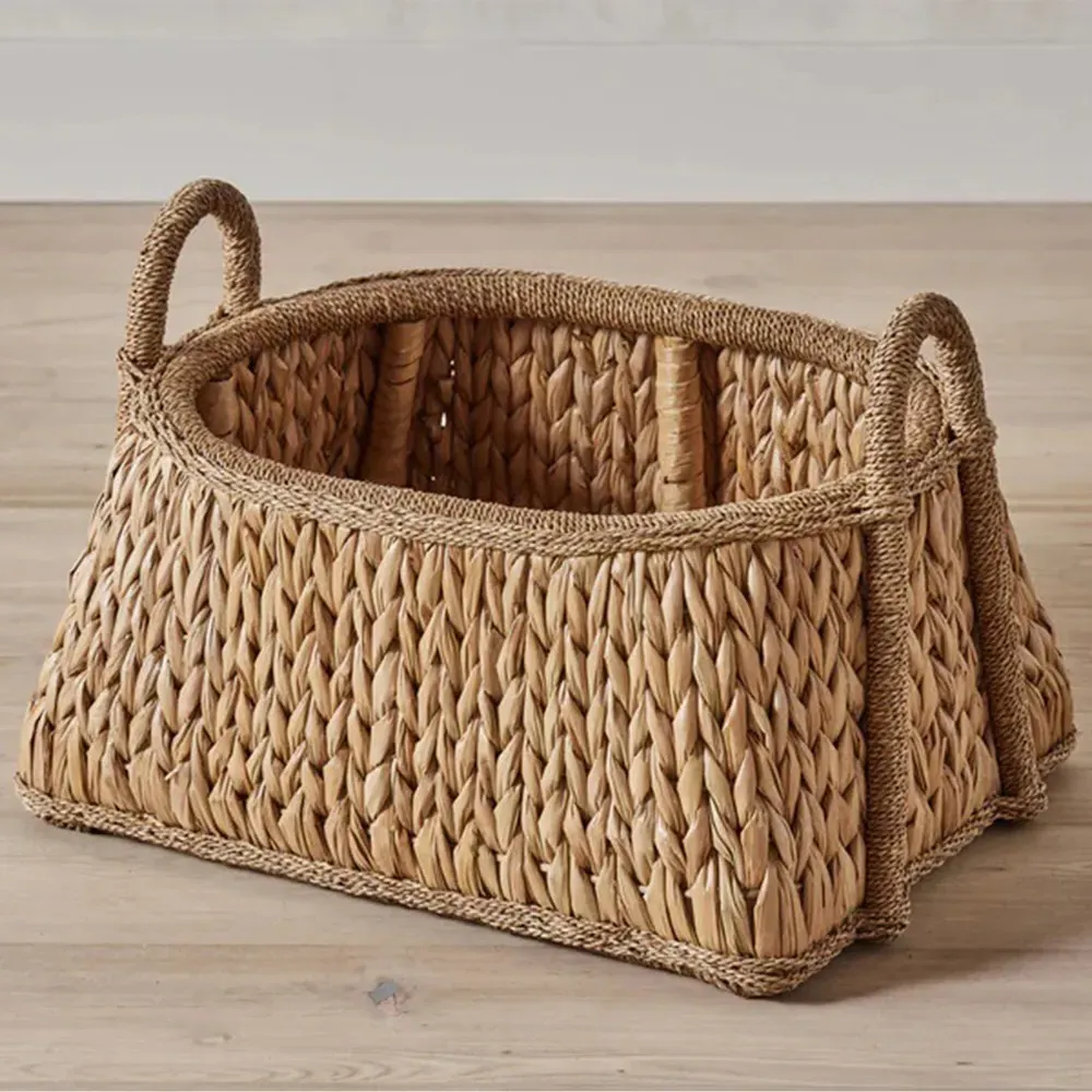 Tara Handwoven Floor Basket - Natural, Rattan