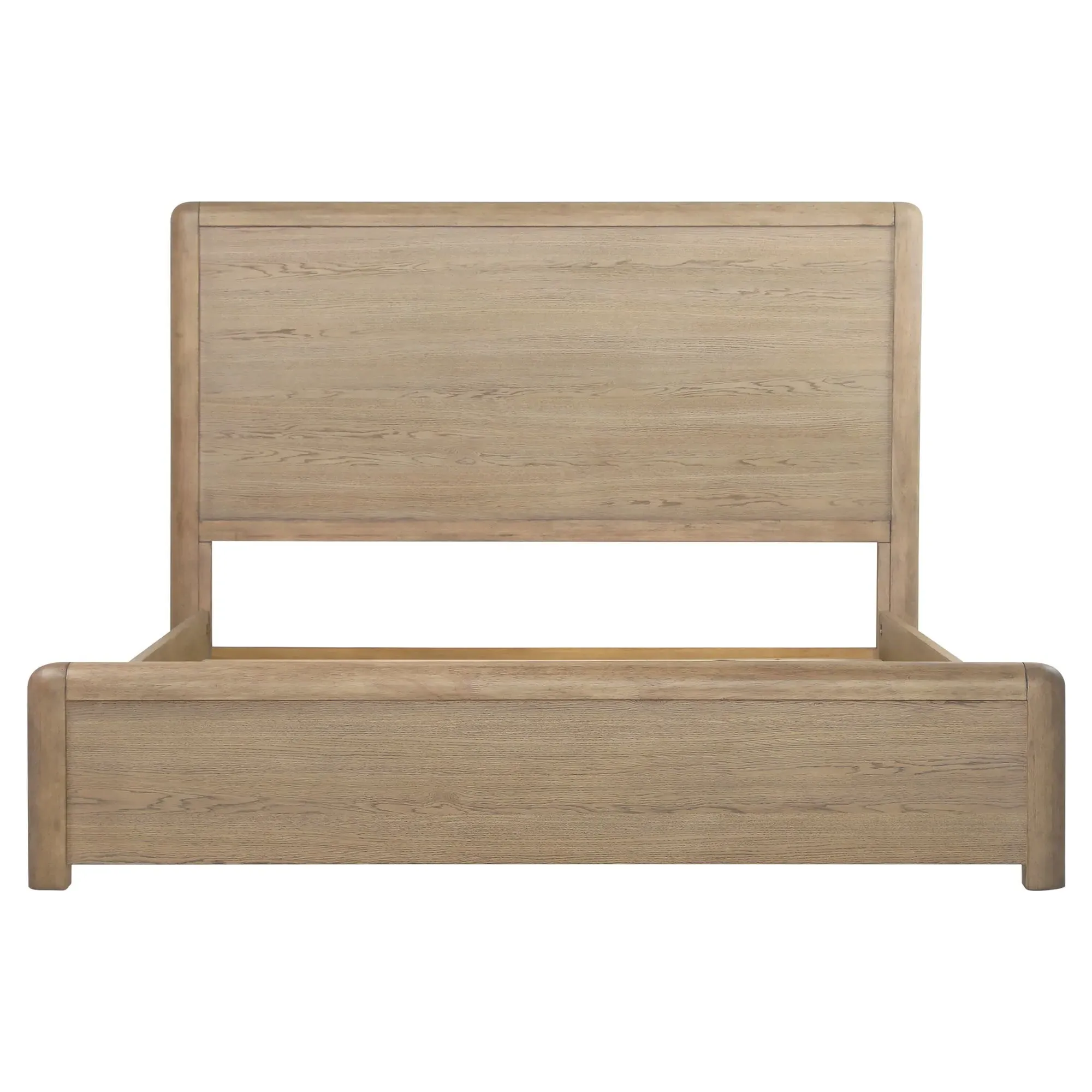 Tara King Size Bed Frame - Brown, Oak