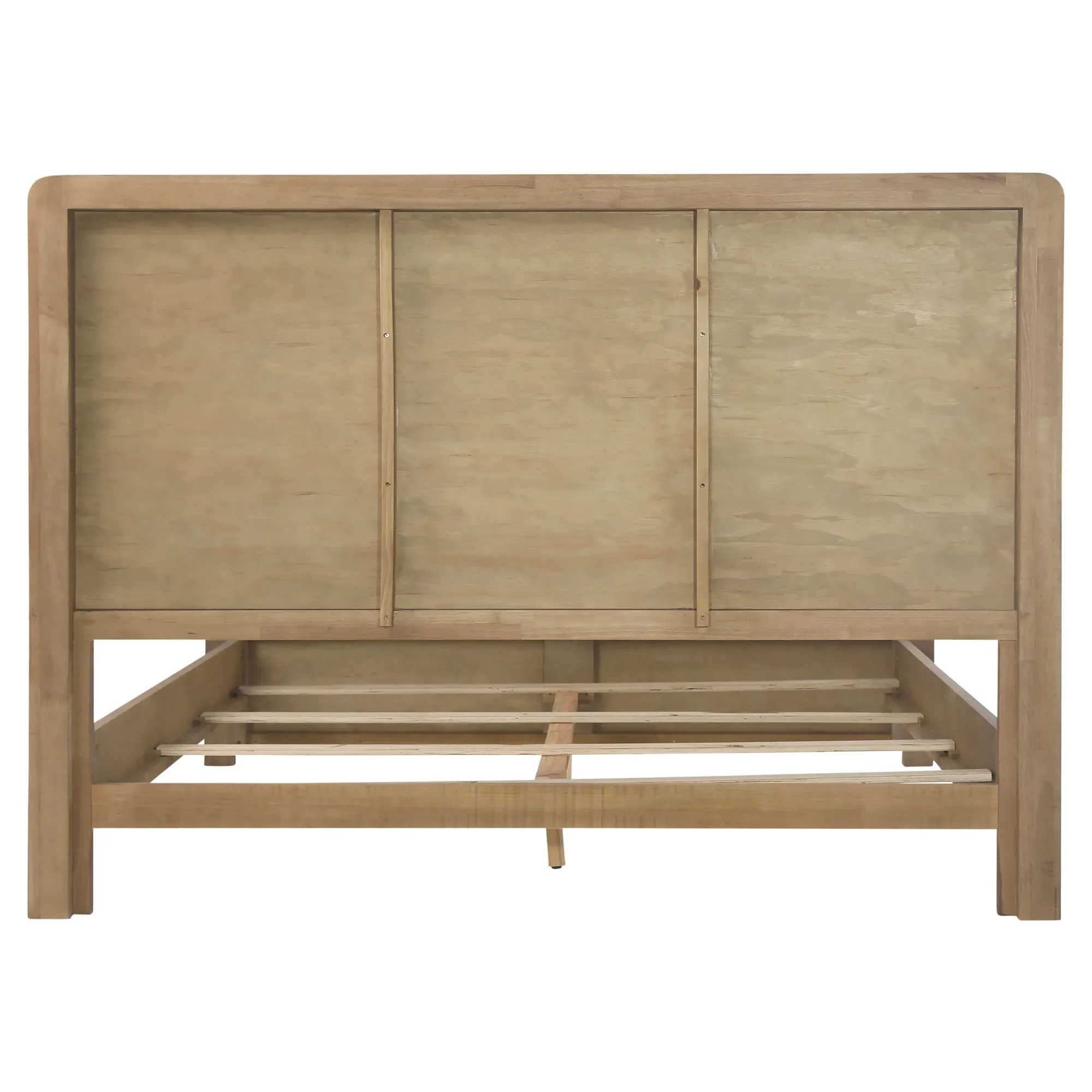 Tara King Size Bed Frame - Brown, Oak