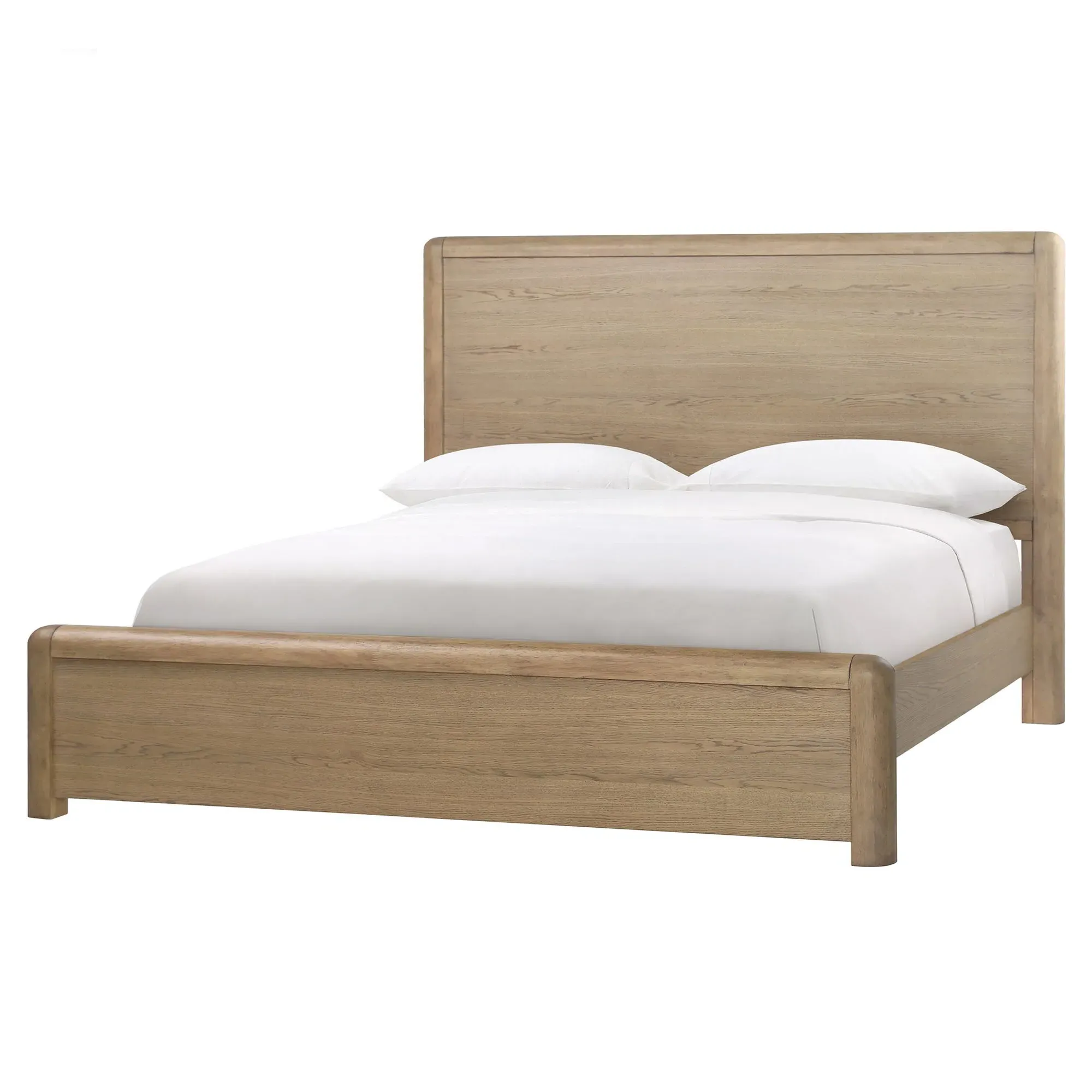 Tara King Size Bed Frame - Brown, Oak image