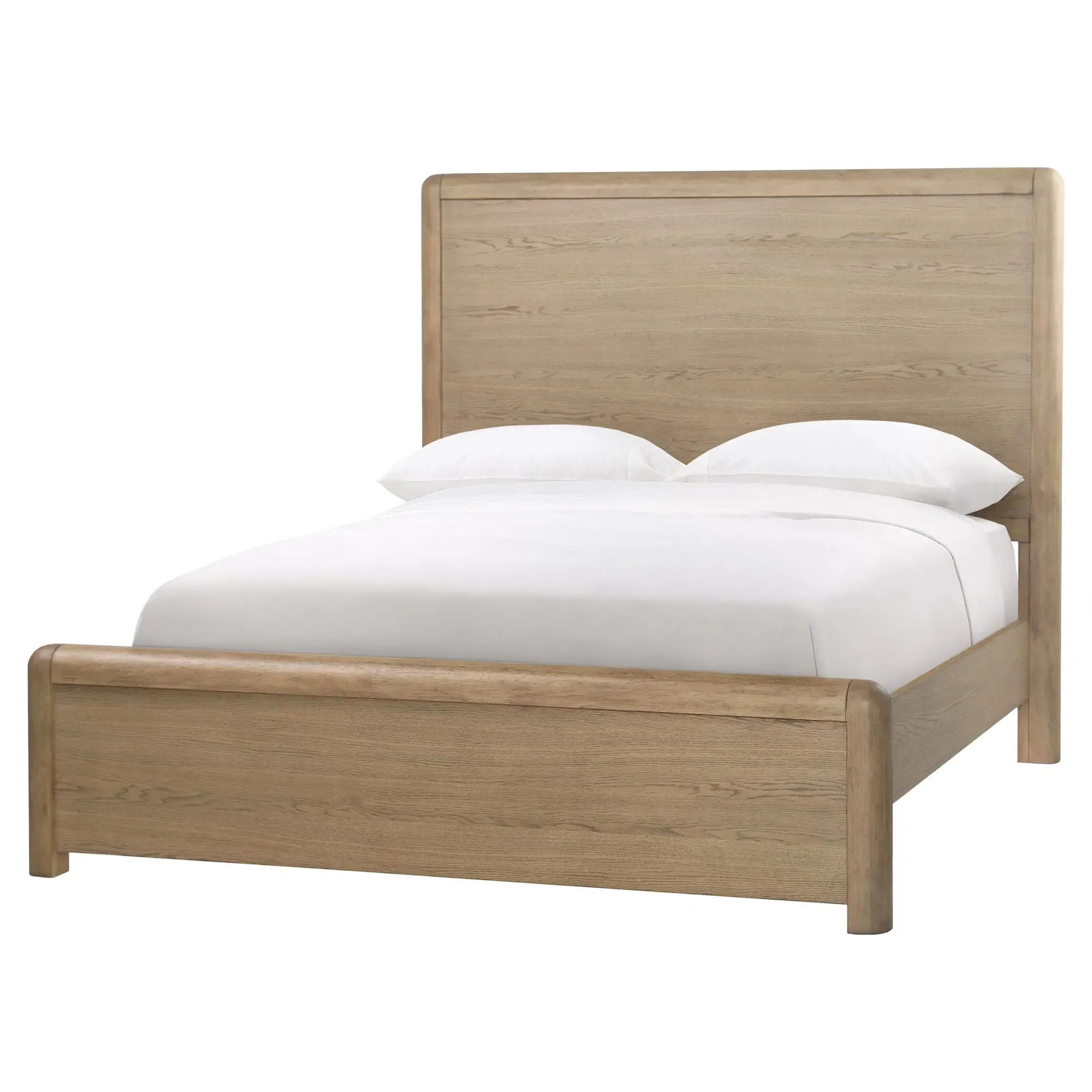 Tara Queen Size Bed - Brown, Oak image