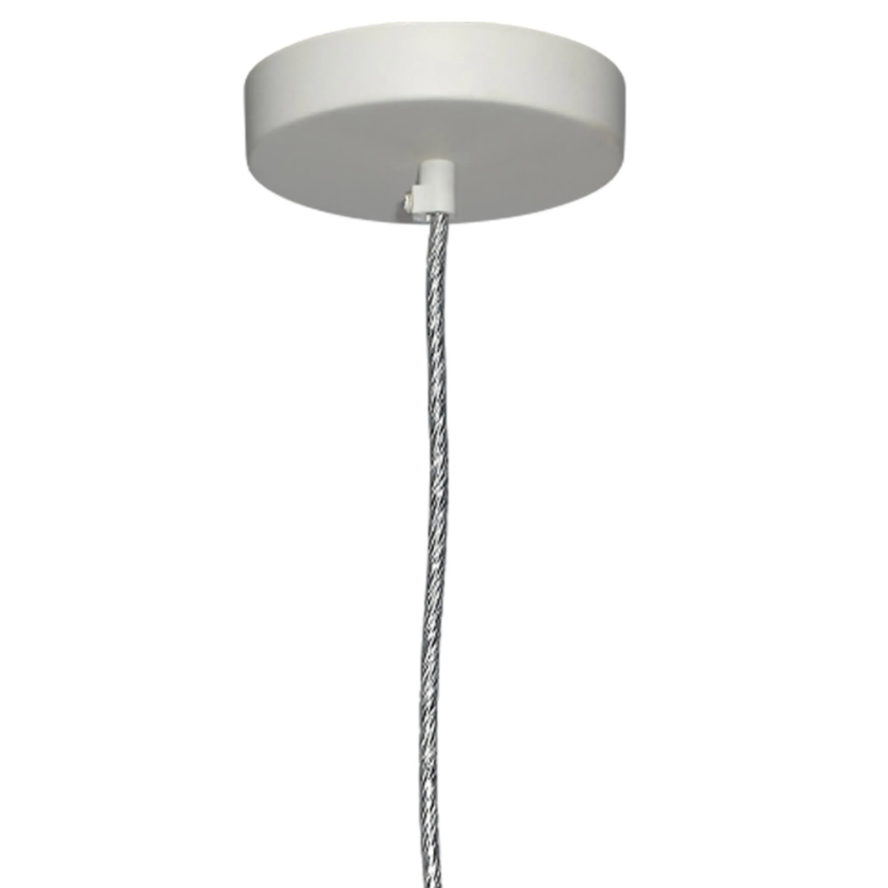 Tate Single Pendant Light - Off White, Paper Mache