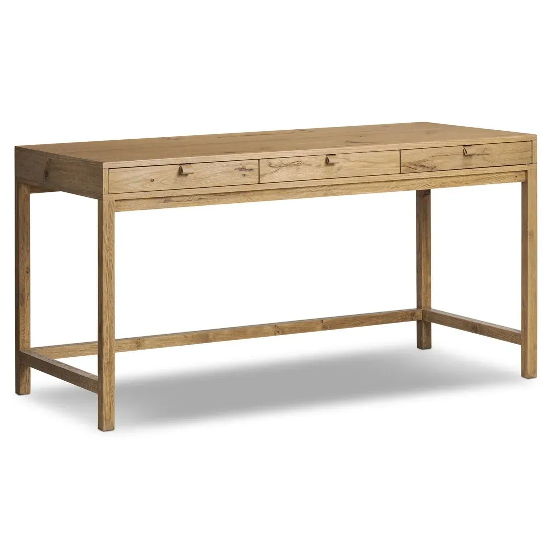 Taylin Writing Desk - Brown, Oak Wood