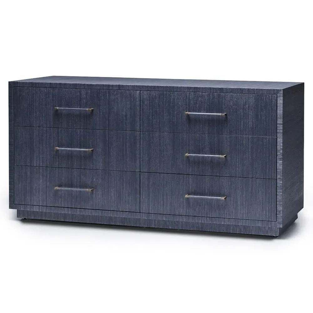 Taylor Double Dresser - Navy Blue, Sisal