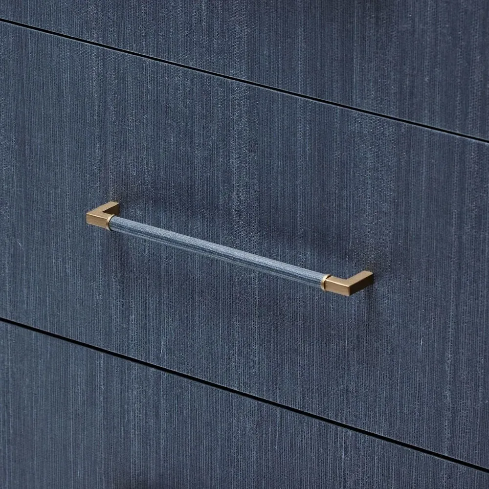 Taylor Double Dresser - Navy Blue, Sisal