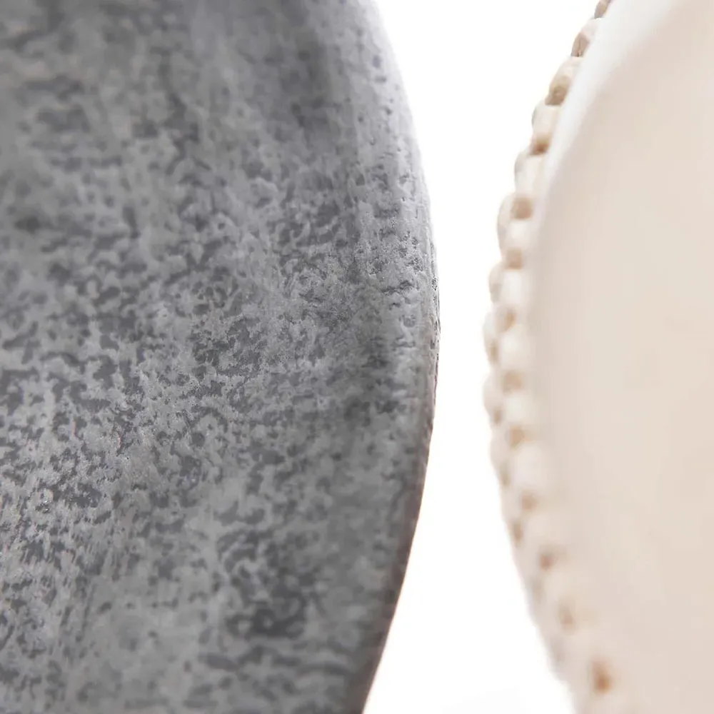 Taza Industrial Loft Decorative Bowl Set - Graphite, Terracotta