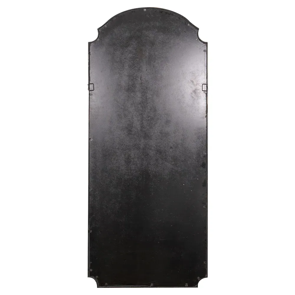 Teagan Full Length Arch Floor Mirror - Gold, Metal