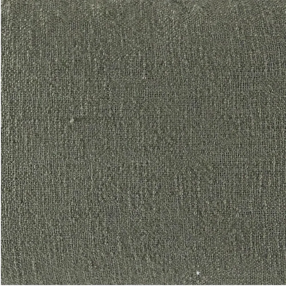 Thara Lumbar Pillow with Fringe - Olive Green