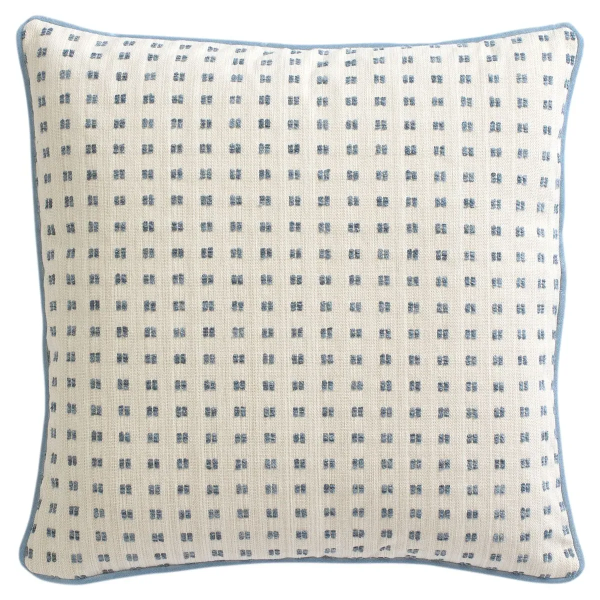 Thatcher Embroidered Throw Pillow - Blue image