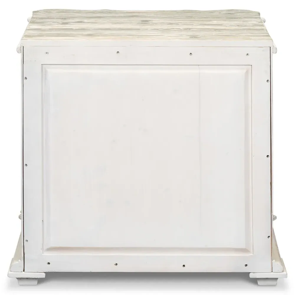 Thavriel Nightstand - White, Pine Wood