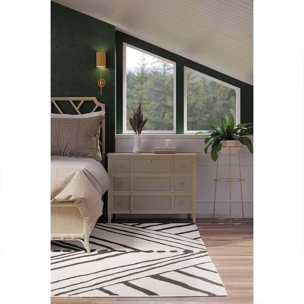 Thayer Nightstand - Brown, Leather