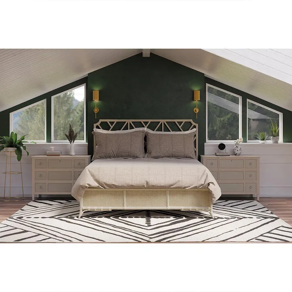 Thayer Nightstand - Brown, Leather